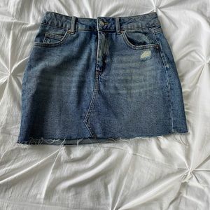 Mini Jean Skirt